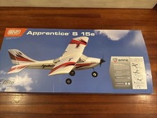 BNF  E-Flite Apprentice S 15e 1:5 RC Airplane White Red Hobby Horizon NIB picture
