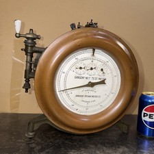 Antique Vintage Scientific Sargent Wet Test Meter Gas Volume Measuring Tool  picture