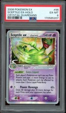 2006 POKEMON EX CRYSTAL GUARDIANS #96 SCEPTILE EX-HOLO PSA 6 picture