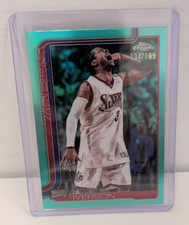 25-26 Topps Chrome Update Allen Iverson Aqua Refractor /199 #145 picture