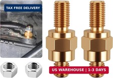 2PCS Side Post Battery Terminal Extender with 2PCS Nuts,Side Post to Top Posts B picture