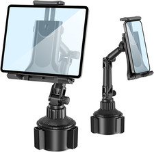 Ipad Holder for Car, Cup Phone Holder, Universal 360° Rotation Adjustable Long picture
