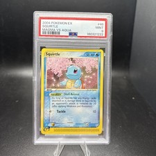 2004 POKEMON EX TEAM MAGMA VS TEAM AQUA #46 SQUIRTLE PSA 9 Low Pop picture