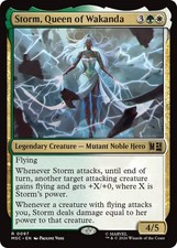 MTG Storm, Queen of Wakanda [Marvel Super Heroes Commander] Near Mint Magic picture