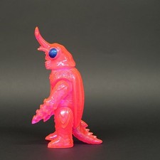 Marusan Megalon 350 Neon Pink Blue Eyes Sofubi Figure Godzilla Store Limited picture