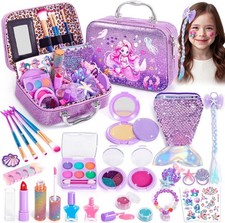Kids Makeup for Toddlers Toys, Washable Make Up Set Non-Toxic Mermaid Toys for G picture