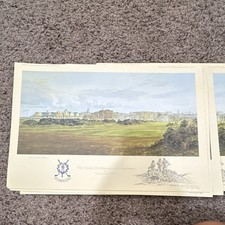 Kenneth Reed FRSA “Links Clubhouse at St Andrews” Signed Ltd Lithograph 1995 13p picture