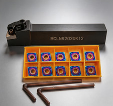 CNC External Turning Tool Holder 95° MCLNR2020K12+CNMG120404-MA Nano Blue Insert picture