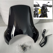 For Ducati Scrambler 800 2023 2024 Black Windshield front screen Deflectors picture