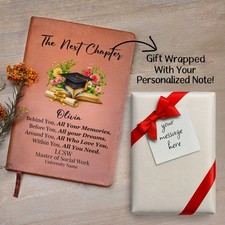 Personalized College Graduation Journal Gift for Masters In Social Work MSW LCSW picture