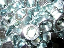 9/16-18 Hex Nuts Grade 5 Zinc Plated 50 Pieces picture