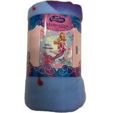 Barbie Fairytopia Mermaidia Fleece Throw Blanket 50