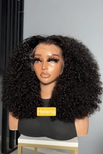 13x4 HD Lace, 100% Vietnamese Human Hair, SDD Wet & Curly Wig. 250% Density. picture