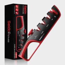 4-Stage Professional Knife Sharpener - Adjustable Angle Guide picture