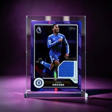 Didier Drogba Match Worn Patch /199 Topps Flagship 2026/27 Chelsea picture