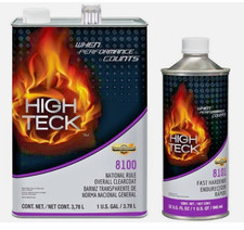 High Teck 8100 Overall 2K Clearcoat GALLON KIT With Slow 8103 Hardener picture