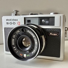 AS IS Ricoh 500 G Rangefinder 35mm Film Camera with 40mm f/2.8 Lens Japan picture
