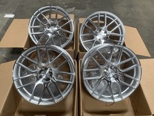 19x8.5 +35 F | 19x9.5 +35 R | Aodhan AH-X 5x114.3 Gloss Silver Wheels (Used Set) picture