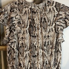 1 State Snake Print Romper With Pockets 1X MSRP EUC Worn Twice picture