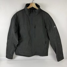 KUHL Burr Jacket Mens Large Grey Full Zip Canvas Workwear 1052 picture