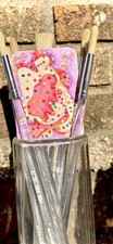 Original ACEO Gouache Frosted Animal Cookie Y2K Nostalgia Miniature K. Sale picture