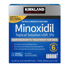 Kirkland 5% Extra Strength Men Hair Regrowth Solution 6 Month Shelf life 06/2028 picture