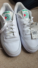 Reebok Club C 85 Men’s Tennis Shoes Sneakers White/Green Classic Retro Style 11 picture