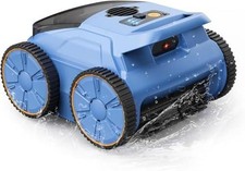 Cordless Robotic Pool Cleaner 180 Min Wall Climbing 2000 Sq Ft Auto Park, OB picture