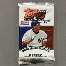 Topps 2005 Baseball Series One Major League Sealed Pack 12 Cards picture