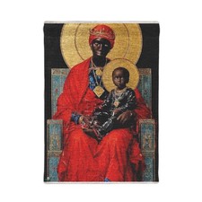 ERZULIE DANTOR🤱🏿💙🗡Woven Wall Tapestry picture