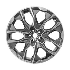 Refurbished Machined and Painted Medium Charcoal Metallic Rear Aluminum Wheel picture