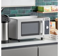 Solwave Stainless Steel Commercial Microwave with Dial Control - 120V, 1000W picture