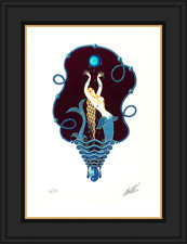 Erte, Sapphire, Numbered, Limited Edition, LIthograph picture