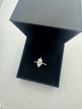2.25 CT Certified Lab-Grown Diamond Ring | 14K White Gold | Brand New picture