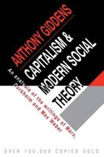 Capitalism and Modern Social Theory: An Analysis of the Writings of Marx, - GOOD picture