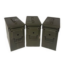 Tall 50 Cal Ammo Can Grade 1 US Military Surplus - 3 Pack picture