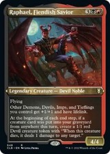 RAPHAEL, FIENDISH SAVIOR (FOIL ETCHED) 549 COMMANDER LEGENDS: BFBG NM/M picture
