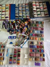 Huge Vintage Embroidery Floss Mixed Lot Mostly DMC picture