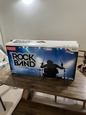 Wii Rock Band Harmonix Drum Set CIB w/ Ludwig Drumsticks and Original Box picture