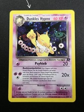 Dark Hypno 9/82 Swirl Holo Rare Team Rocket German Dunkles Hypno Pokemon 2000 picture