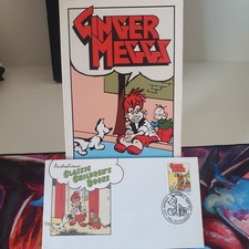 Ginger Meggs James Kemsley 1985 Paperback 1st Day Issue Stamp Envelope  Bookmark picture