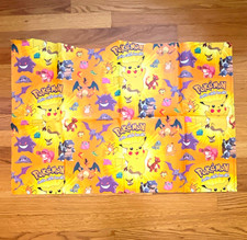 Vintage Original Pokémon Used Wrapping Gift Paper 1999 Pikachu & Friends 30th picture