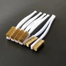 5pcs Brass Wire Brush Set Rust Paint Removal Metal Cleaning Tool Kit - NEW picture