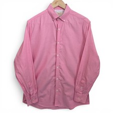 The Original Penguin Heritage Slim Fit Shirt Mens 15.5 32/33 Pink Button Casual picture