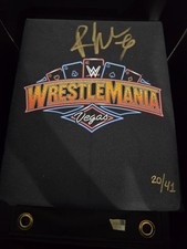 Rhea Ripley Autographed WWE Fanatics Under Wraps WrestleMania 41Vegas Turnbuckle picture