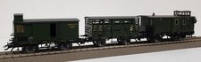 Trix, Märklin NEW Set of 3 H0 1/87 Scale 2-Rail DC Era II Bavarian Freight Cars picture