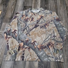 Outfitters Ridge Camo Shirt Men's XL Hunting Camouflage Long Sleeve 3-D Fusion picture