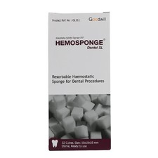 New HemoSponge Absorbable Dental Gelatin USP Sterile 32 Sponge 10x10x10mm Fast picture