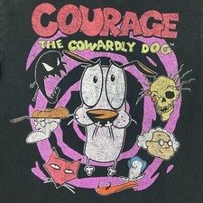 Courage The Cowardly Dog T-Shirt Cotton Unisex Tee Size S-5XL picture