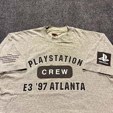 Ultra Rare Vintage 1997 Sony PlayStation Crew E3 Atlanta Promo Tee XL picture